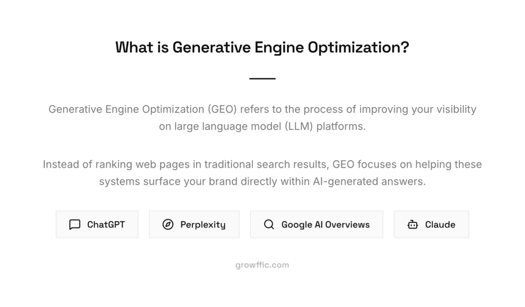 What is Generative Engine Optimization