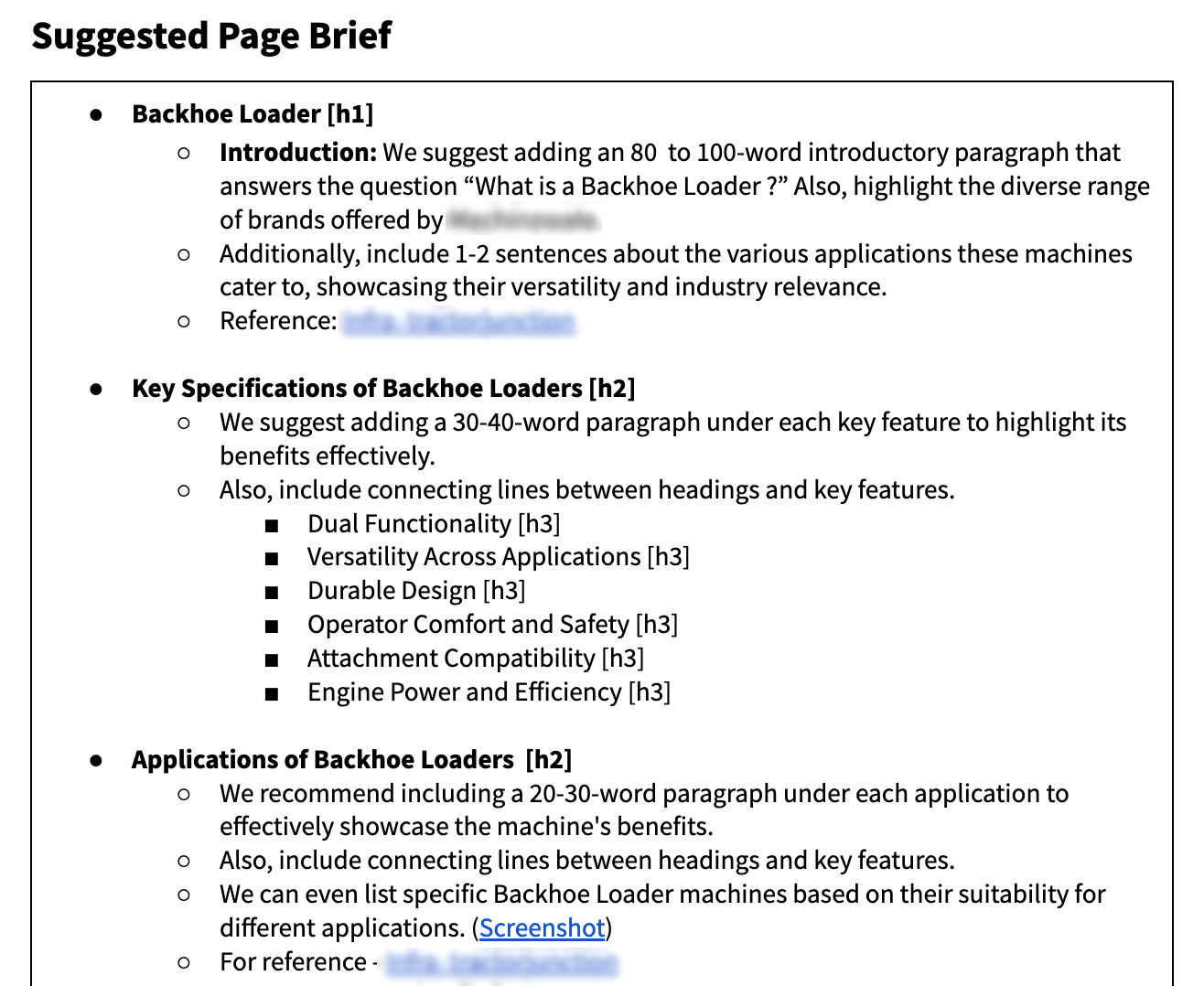 Category Page Content Construction Equipment Marketplace Case Study